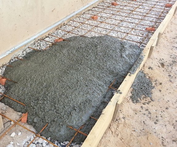 Цементный раствор для заливки отмостки приготовления цементного раствора